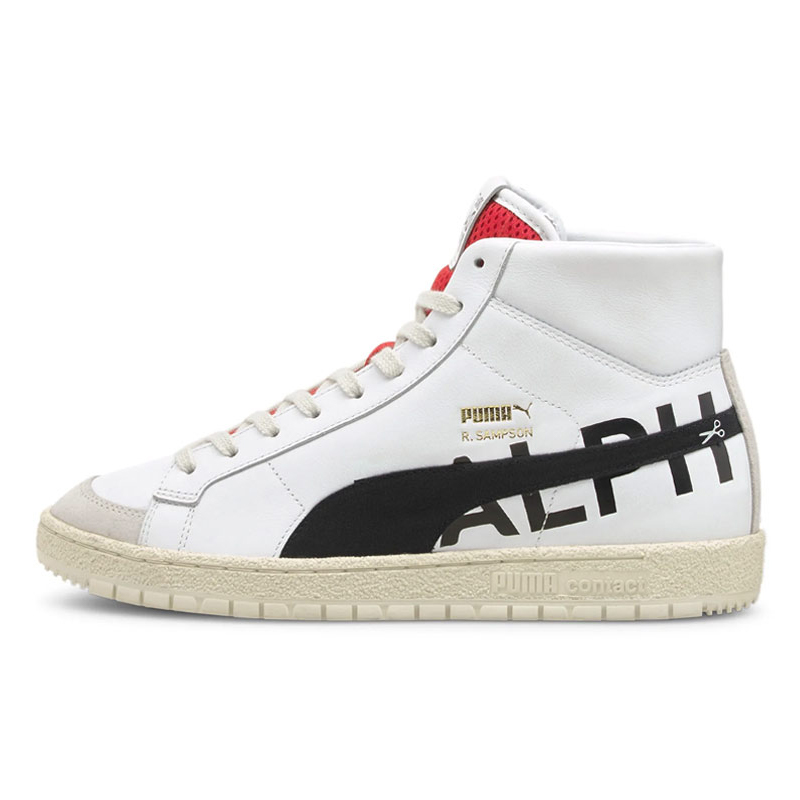 Кеды PUMA PUMA Ralph Sampson 70 MID Draft (бело-черно-красные)