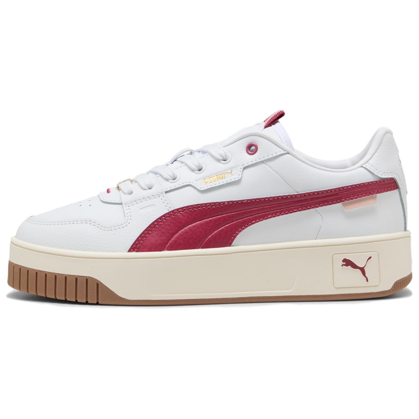 PUMA Carina Street Low top Skateboard Shoes Women's White Red