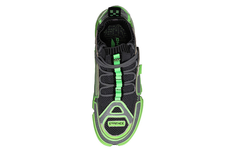 Li Ning Essence ACE Vintage Basketball Shoes Men’s Mid Top Neon Green