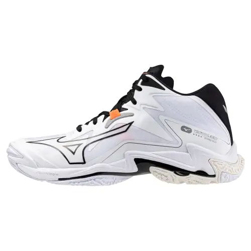 Mizuno Wave Lightning Z8 Mid 'White Black'