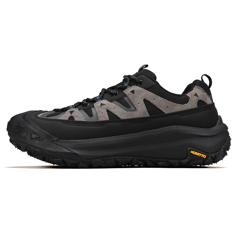 HUMTTO Cushioning Slip Resistant Abrasion Resistant Low top Hiking Shoes Men’s Dark Gray