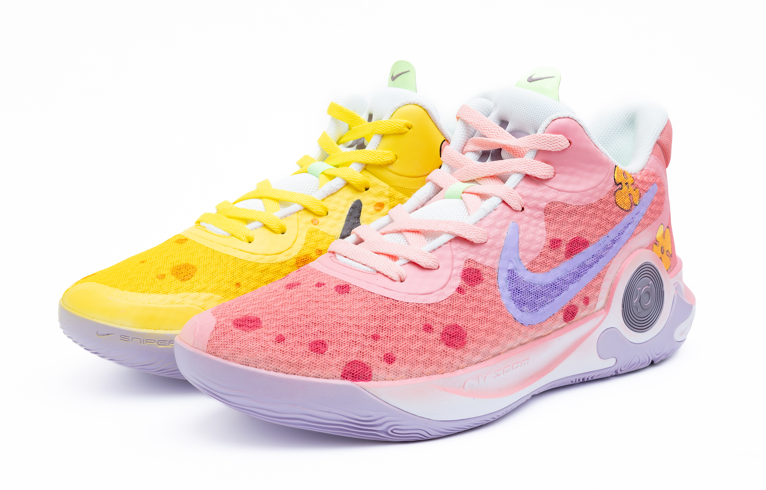 Nike KD Trey 5 IX Naughty Castle Fabric Abrasion Resistant Breathable Mid top Vintage Basketball Shoes Unisex White