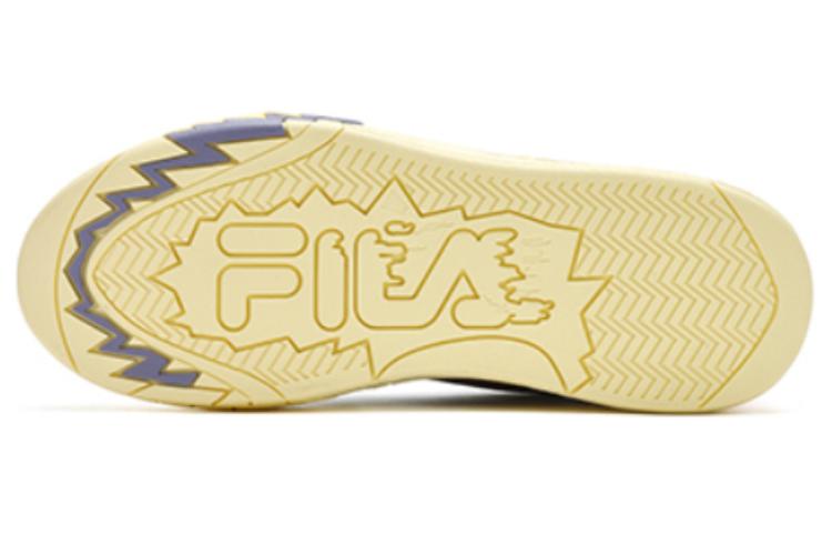 FILA Low top Vintage Basketball Shoes Women’s Light Yellow Purple