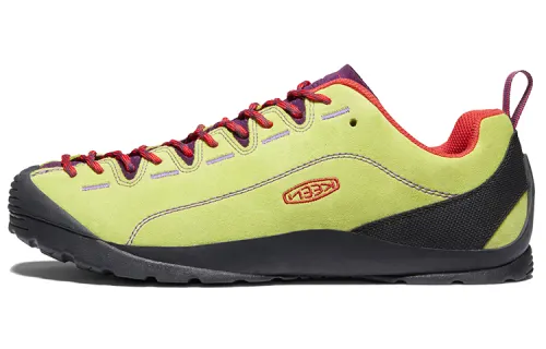Keen Jasper Abrasion Resistant Slip Resistant Low top Hiking Shoes Unisex Lemon Purple