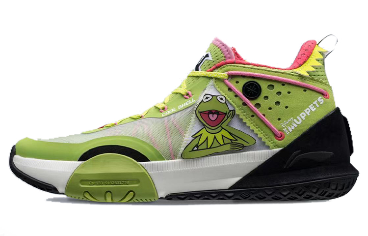 Мужские кроссовки Li-Ning All Day 6 V2 Kermit (сине-желтые)