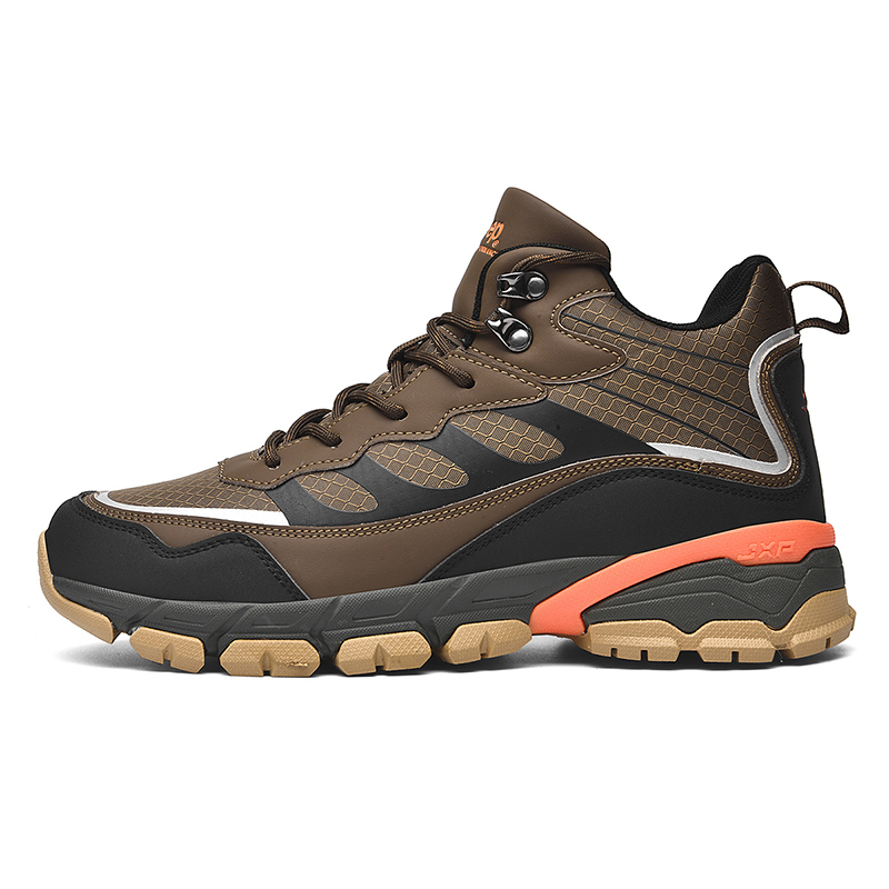 Jeep Mid top Outdoor Hiking Mountaineering Shoes Men’s Umber
