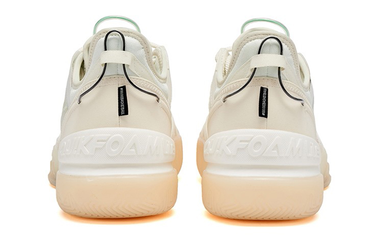 361° Burning Battle 2.0 Basketball Shoes Men’s Low Top Ivory White