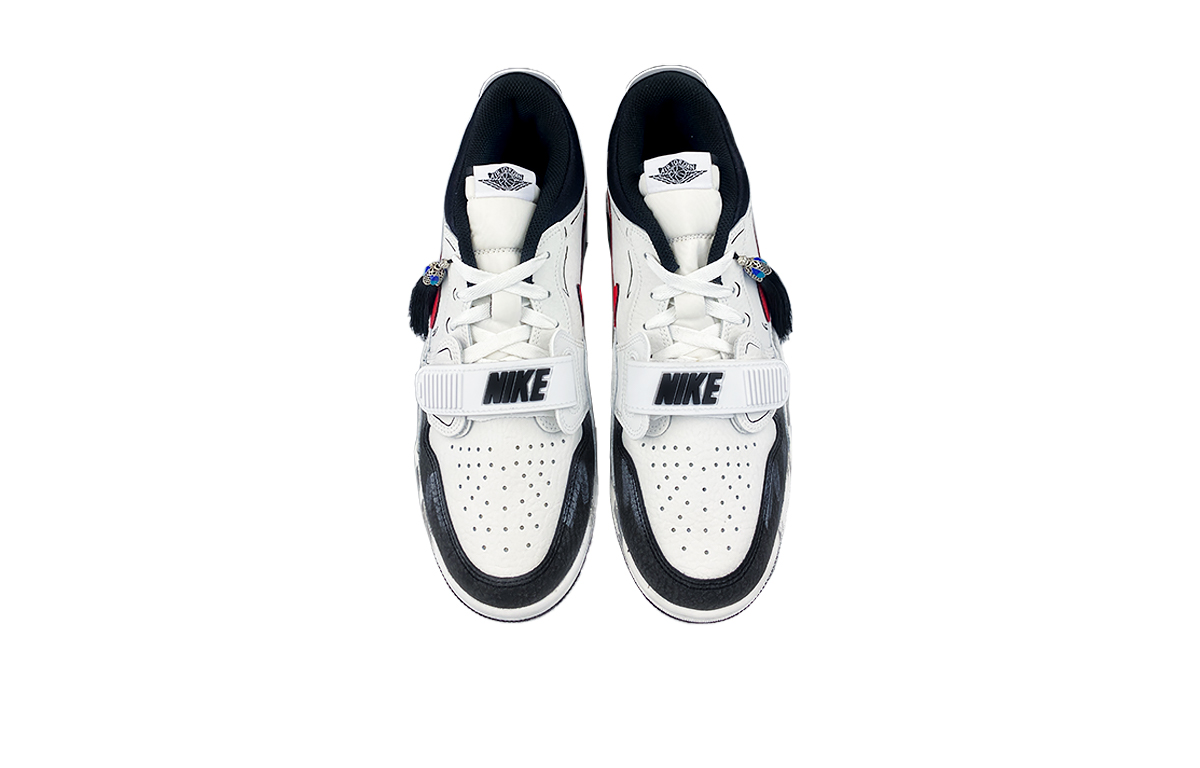 Jordan Legacy 312 Abrasion Resistant Slip Resistant Low top Vintage Basketball Shoes Men’s Black White