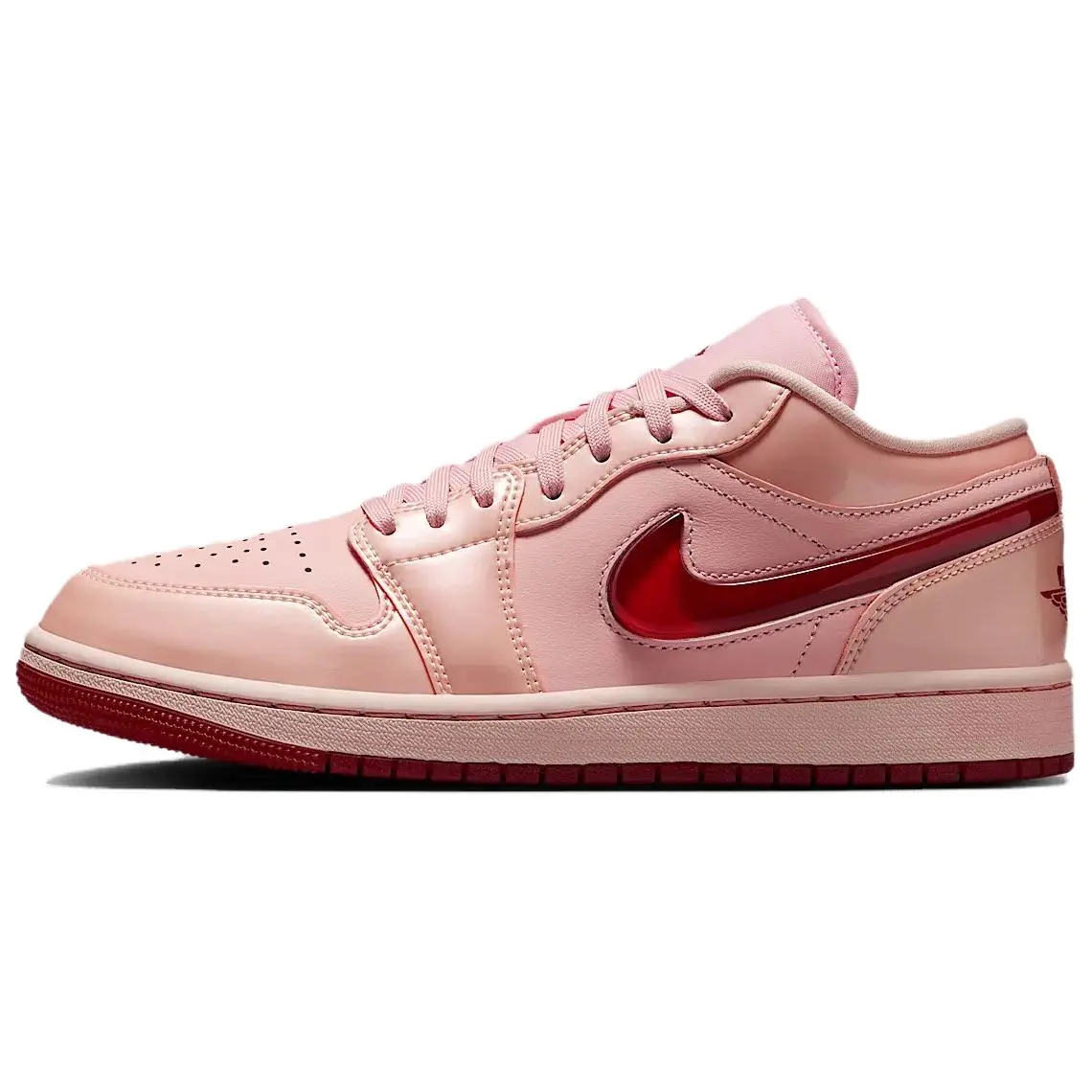 Jordan Air Jordan 1 Low top Vintage Basketball Shoes Women's Pink