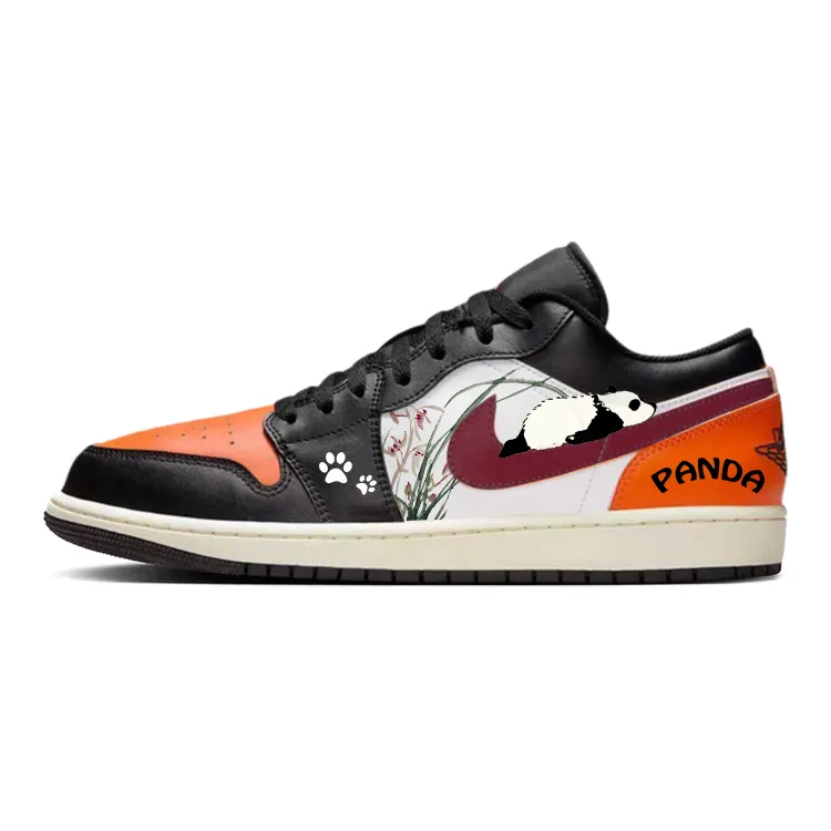 Jordan Air Jordan 1 Vintage Basketball Shoes Men's Low Top White/Black