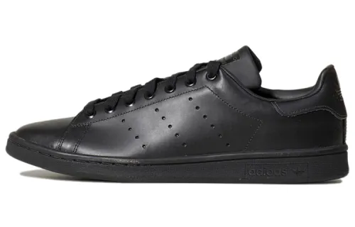 Adidas Originals StanSmith Synthetic Leather Abrasion Resistant Low top Skateboard Shoes Men's Carbon Black