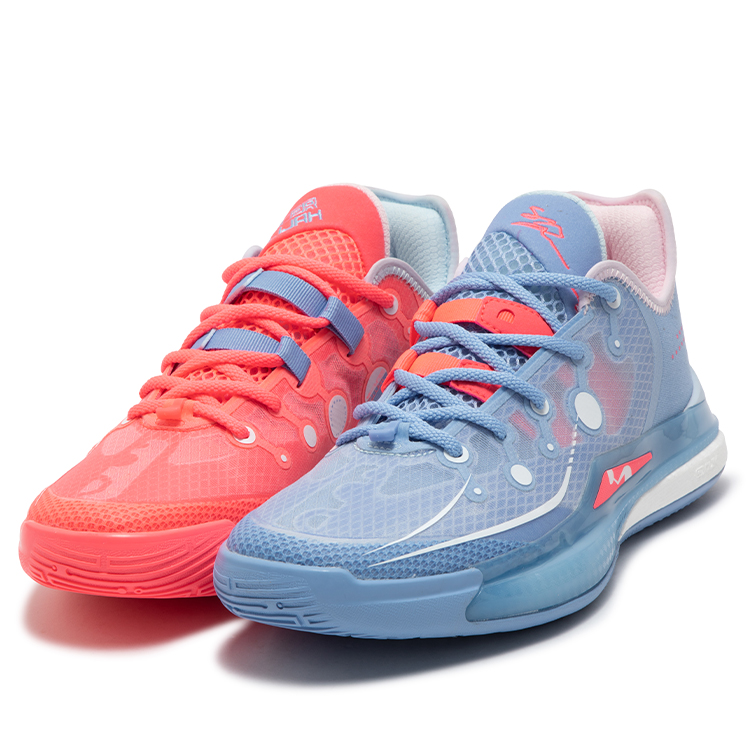 361° DVD2 SE Reverse Game Ready Cushioning, Wear Resistant Low top Basketball Shoes Men’s Blue Pink