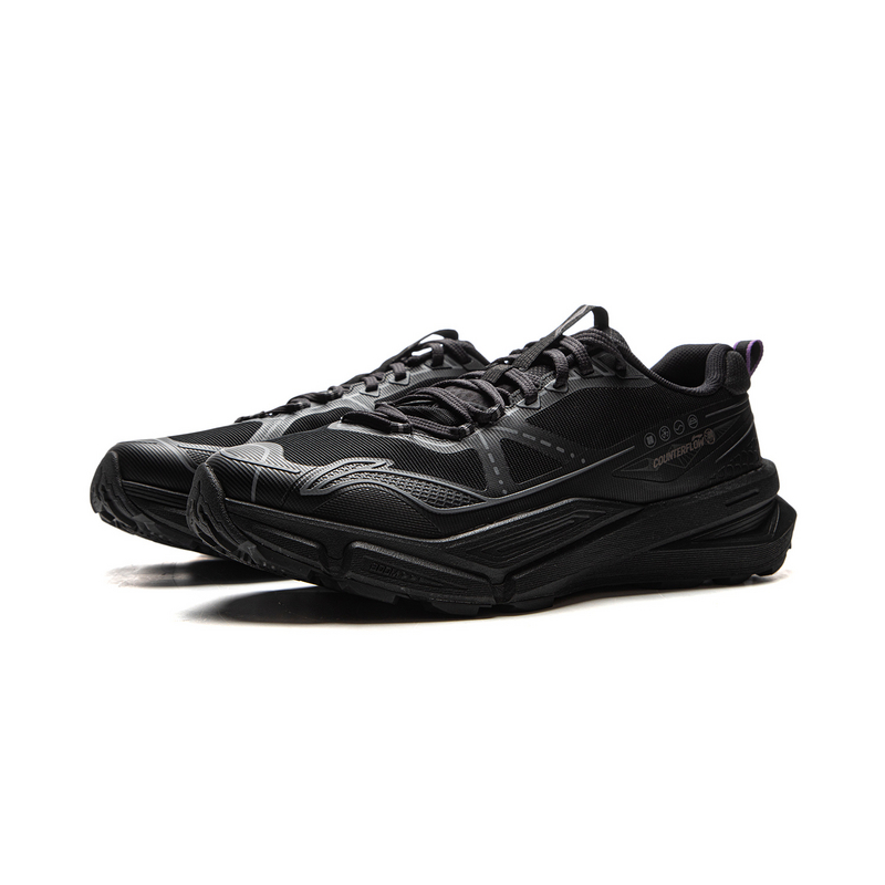 Li Ning Outdoor CF Tracing, Xinglan Low top Hiking Shoes Unisex Night Black