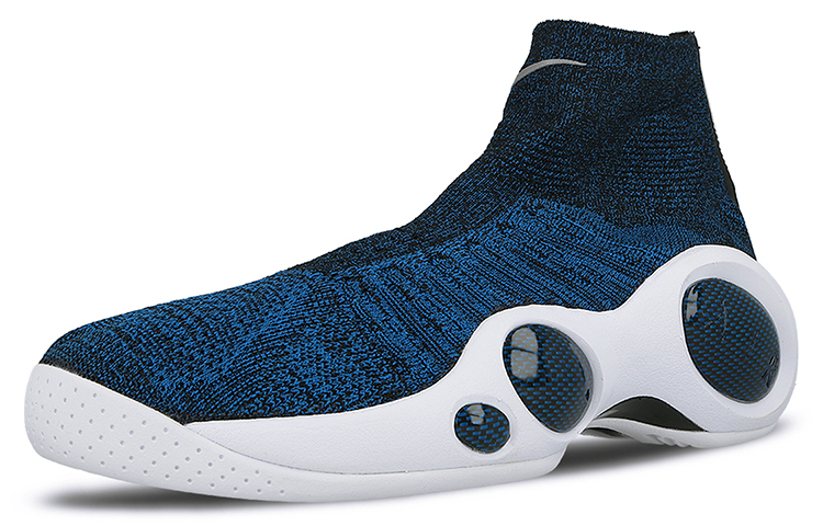 Мужские кроссовки Nike Air Flight Bonafide Military Blue (синие) — 军蓝/黑/白 — фото 3