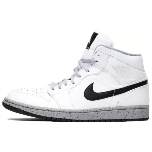 Jordan 1 Mid White Cement