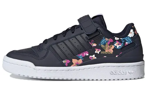 Adidas Originals FORUM Skateboard Shoes Women's Low Top Marine Blue