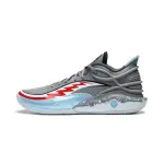 Li Ning CJ 3 Basketball Shoes Men's Low Top Gray Red White