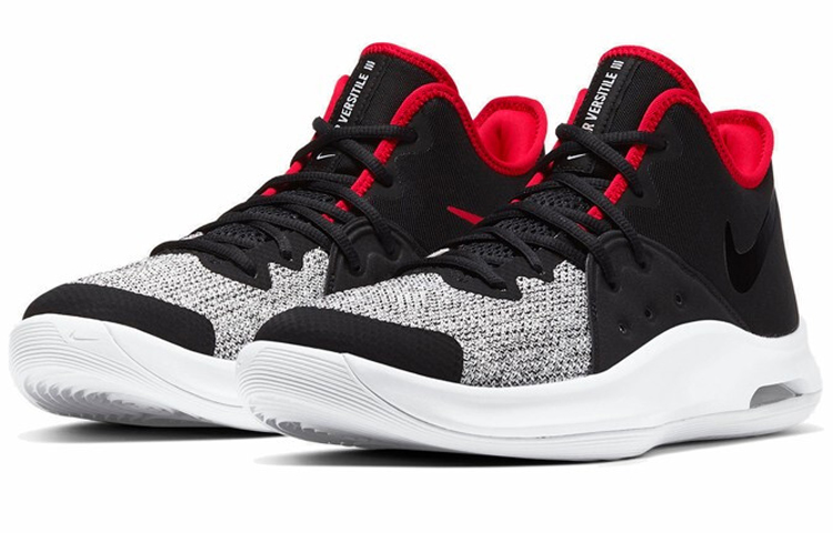Мужские кроссовки Nike Air Versitile 3 (черный / красный) — Чёрный / красный — фото 3