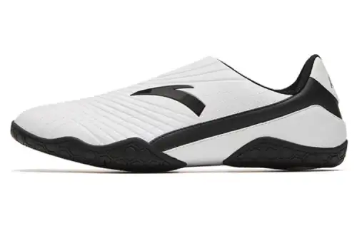Anta Cushioning Slip Resistant Abrasion Resistant Low top Training Shoes Men's White Black