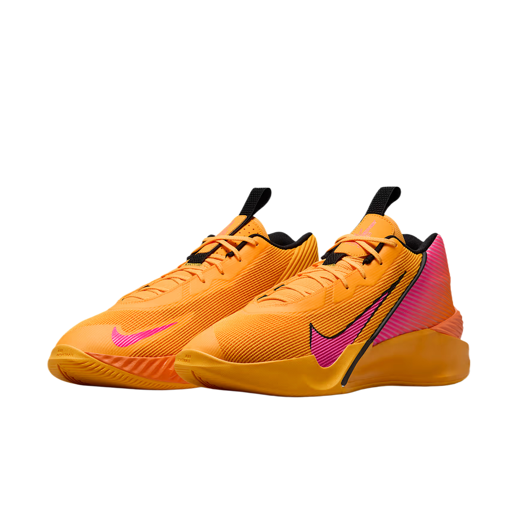 Nike G.T. Jump Academy Low top Basketball Shoes Unisex Orange Pink