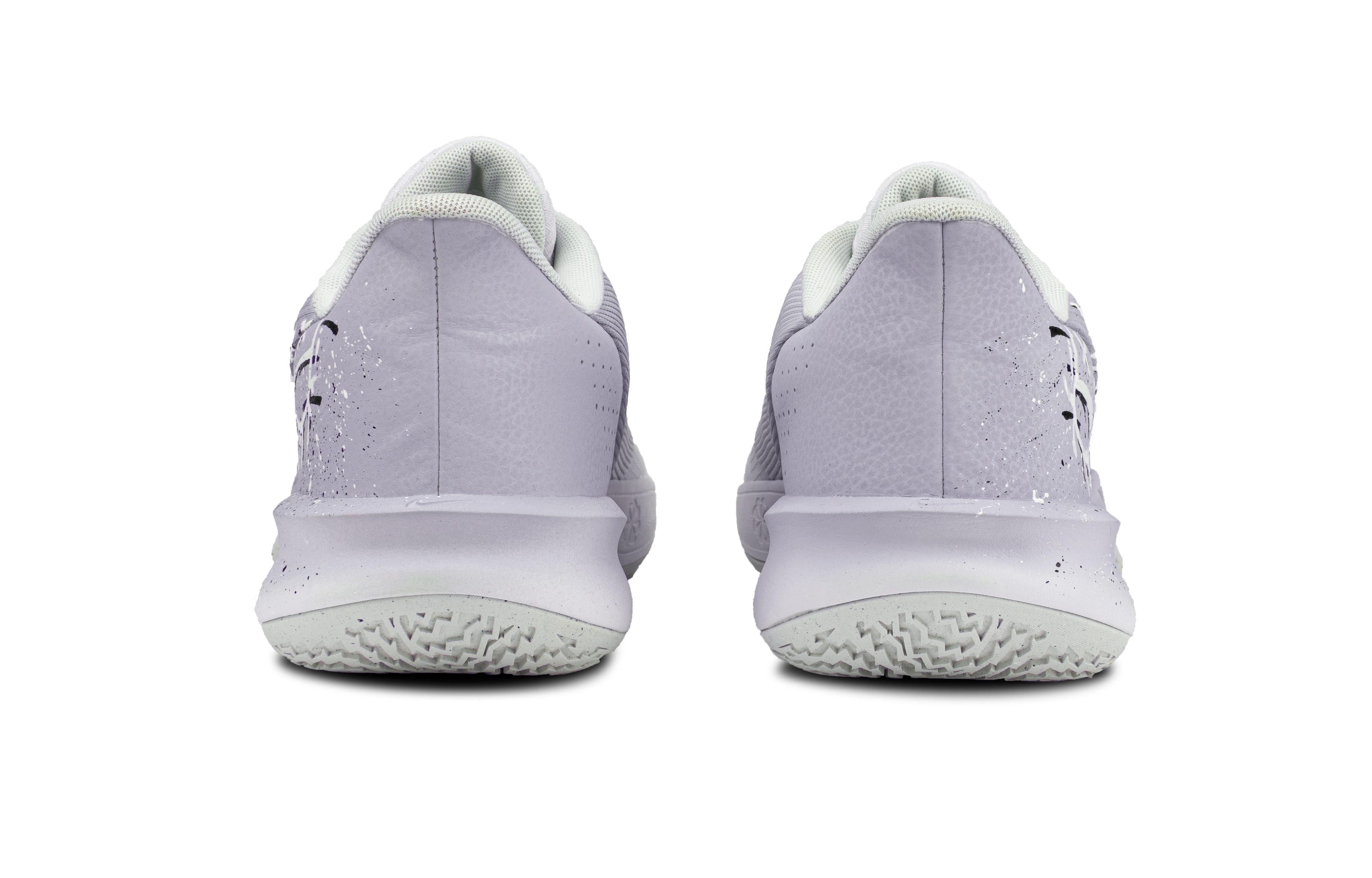 Nike Precision 7 Comfortable Mesh Low top Basketball Shoes Unisex White Purple