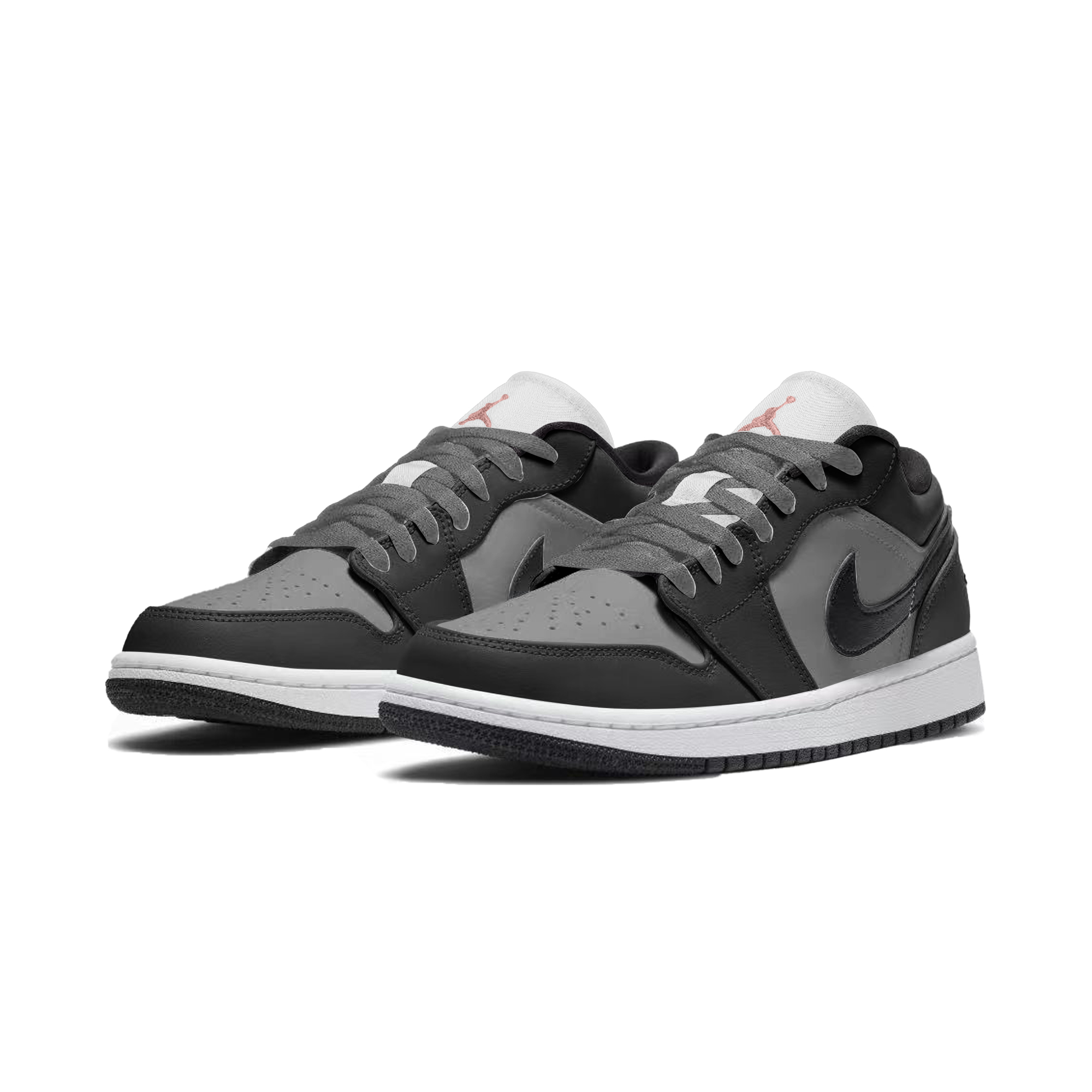Jordan Air Jordan 1 Abrasion Resistant Abrasion Resistant Low top Vintage Basketball Shoes Unisex Black