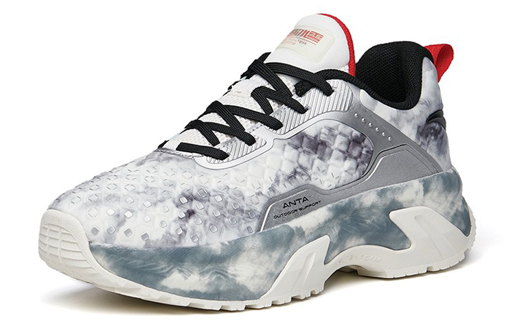 ANTA Variety Training Collection Mountaineering & Hiking Shoes Women’s Low Top Black/White/Red/Gray