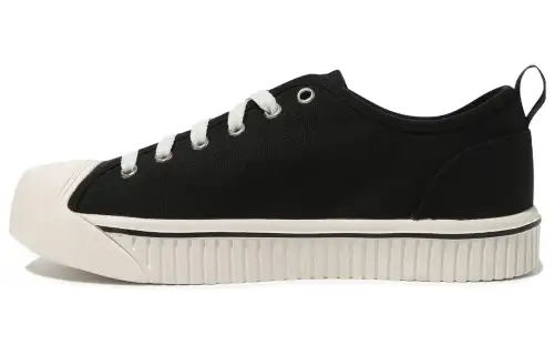 FILA Center Court G V3 Abrasion Resistant Low top Canvas Shoes Unisex Black Korean Style