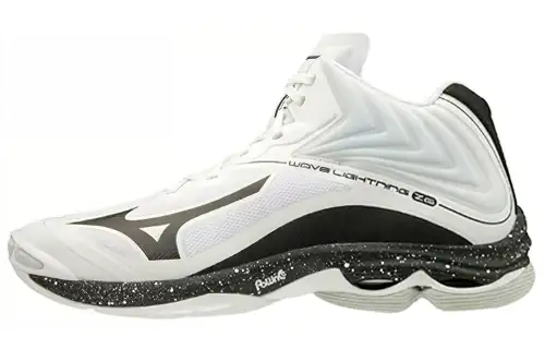 Mizuno Wave Lightning Z6 Mid 'White Black'