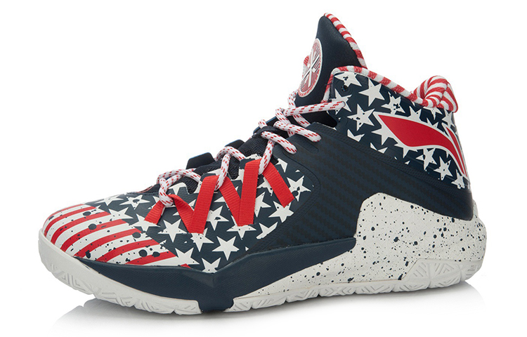 Li Ning All In Team 3 Wade Collection Synthetic Leather Cushioning Slip Resistant Abrasion Resistant Rebound