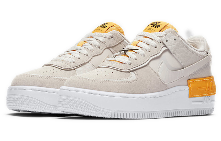 Женские кроссовки Nike Air Force 1 Shadow (розово-оранжевый) — Розовыйоранжевый — фото 3