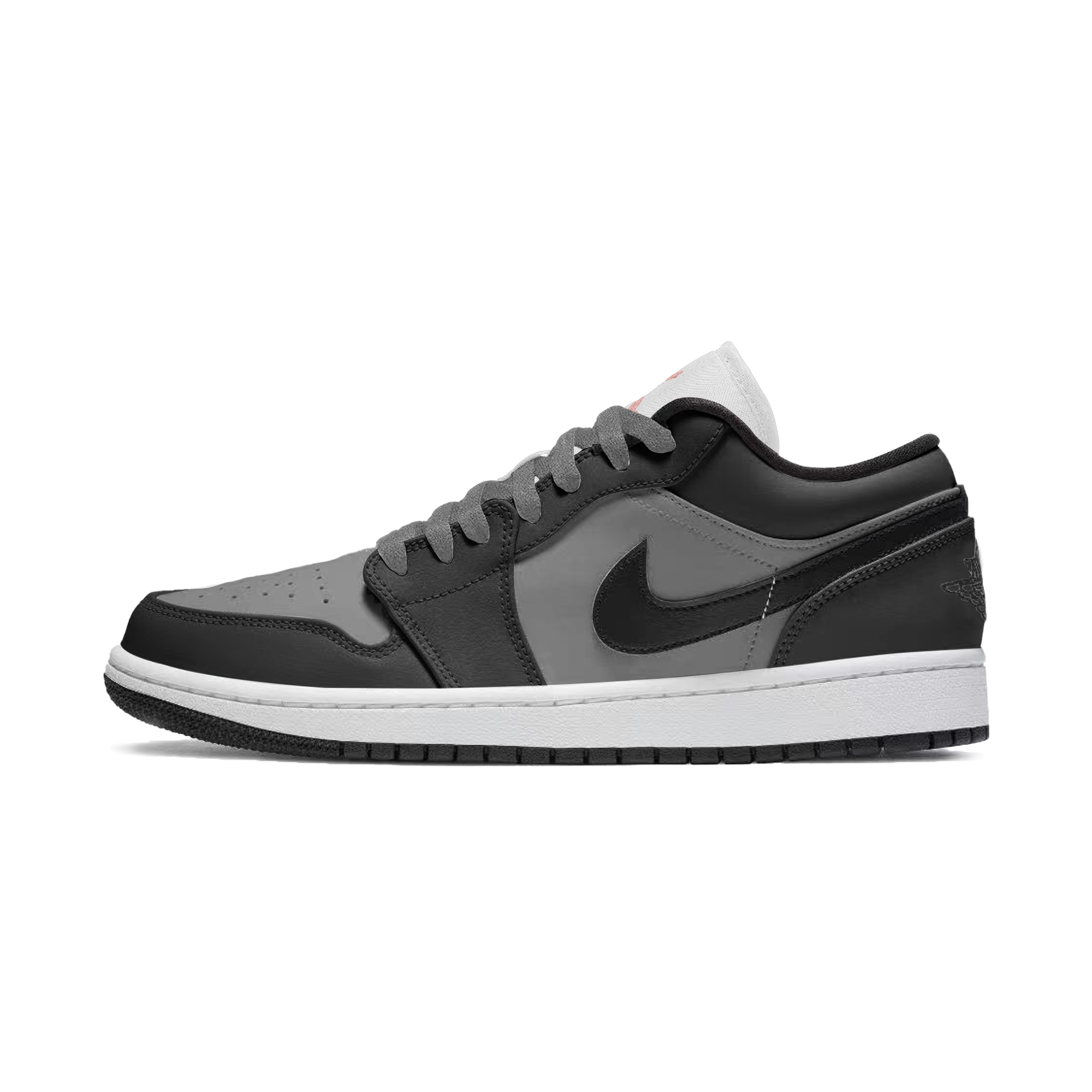 Jordan Air Jordan 1 Abrasion Resistant Abrasion Resistant Low top Vintage Basketball Shoes Unisex Black
