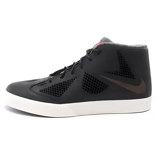 Nike Lebron 10 NSW Black Sail round toe lace-up non-slip lightweight mid-top practical basketball shoes men's black