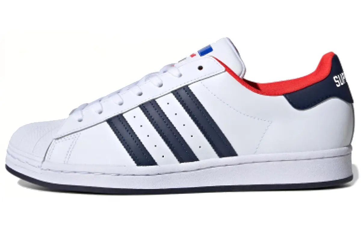 Adidas Superstar 'Navy Red'