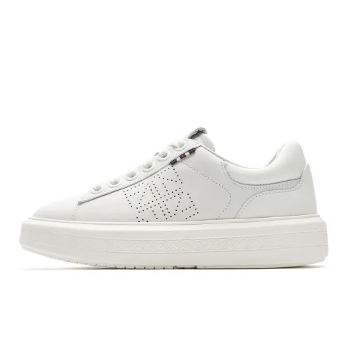 FILA BASELINE Abrasion Resistant Low top Skateboard Shoes Women's White