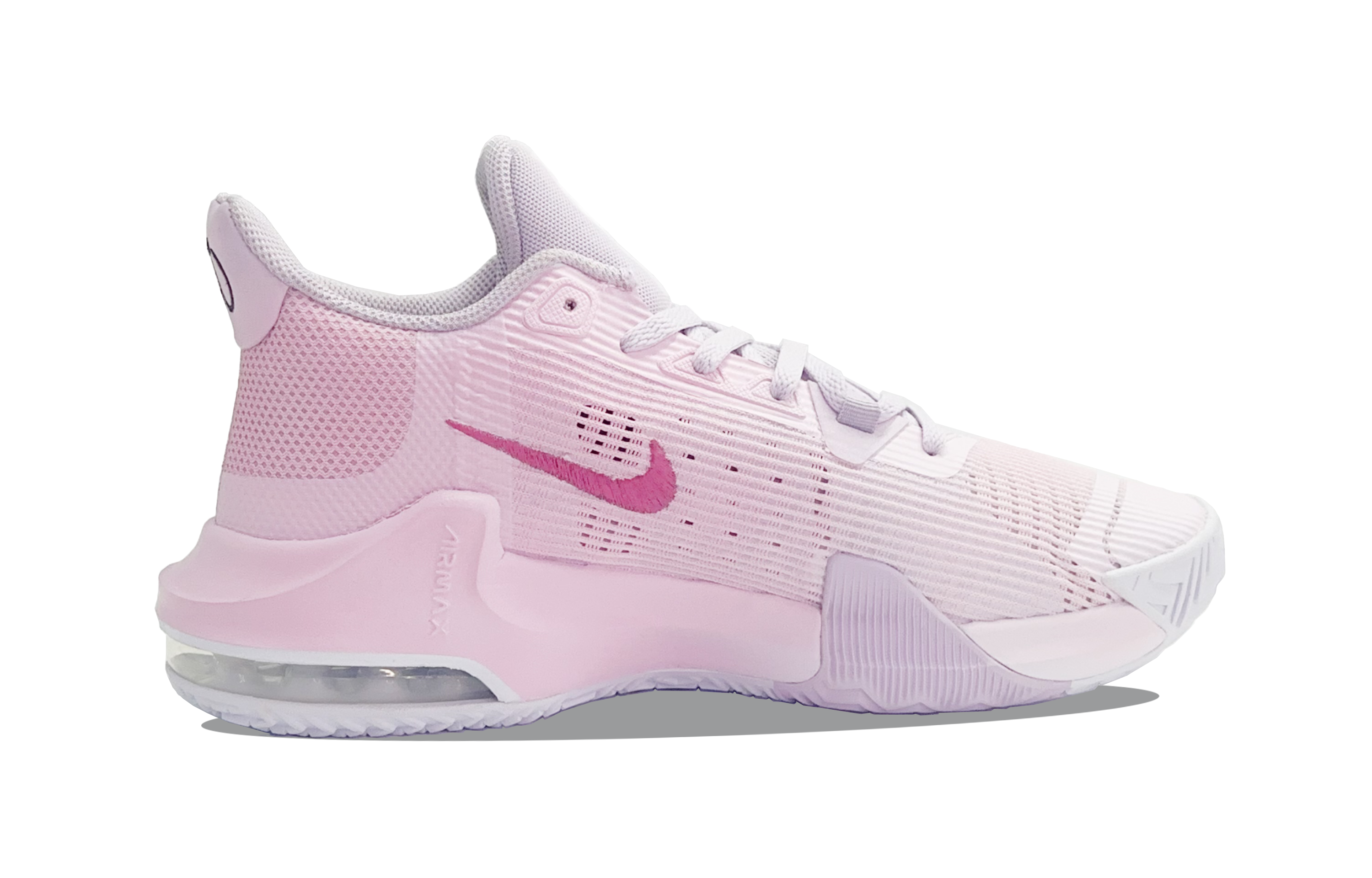 Nike Air Max Impact 3 Slip Resistant Abrasion Resistant Low top Basketball Shoes Unisex Lotus Color