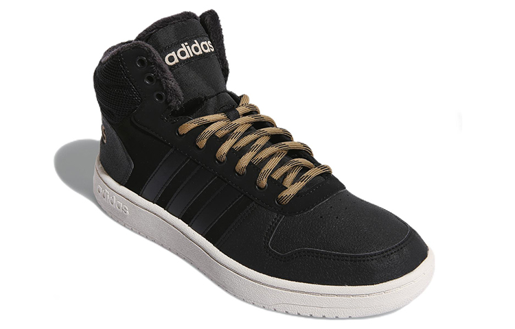 Кроссовки adidas neo Hoops 2.0 Mid (черный) — Чёрный — фото 2