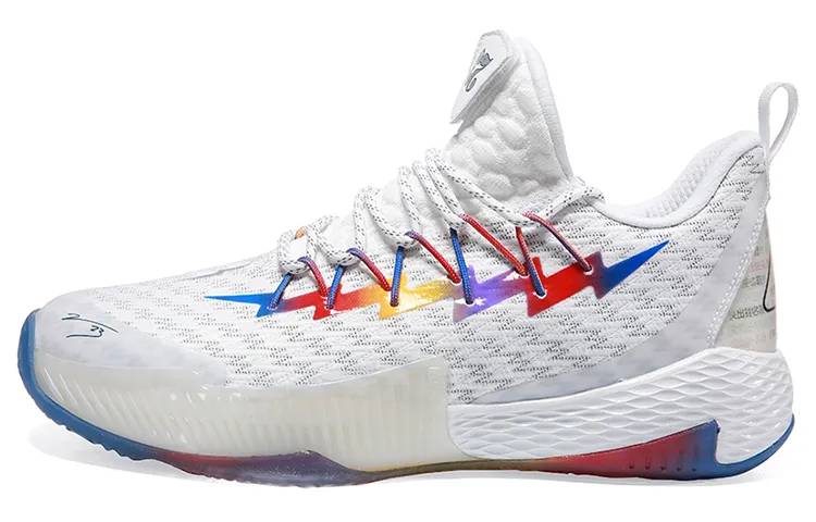 PEAK Lu Wei Crazy 6 Low top Performance Basketball Shoes Men's White