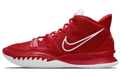 Nike Kyrie 7 TB Irving 7 Comfortable mid-top basketball shoes for men and women red and white