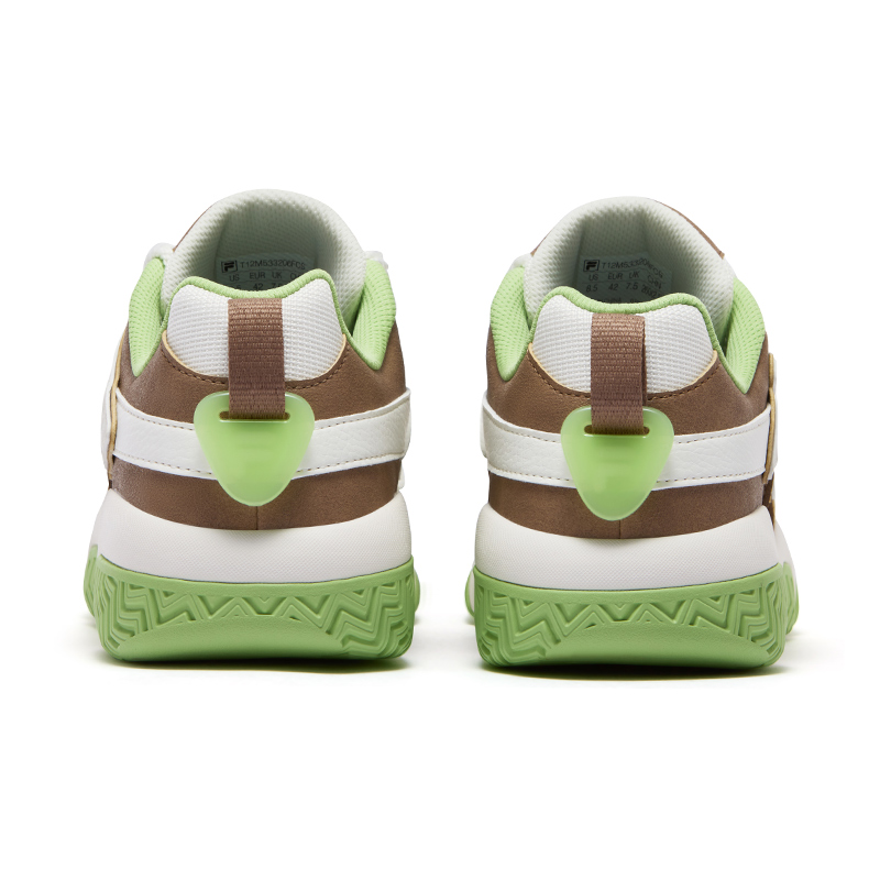 FILA FUSION BUSTER Low top Basketball Shoes Men’s Mocha Chocolate Brown Snow
