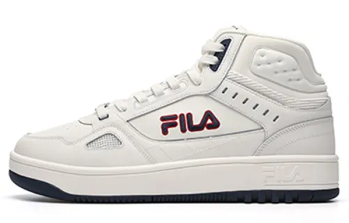 FILA Retro HighTop Basketball Shoes 'White'