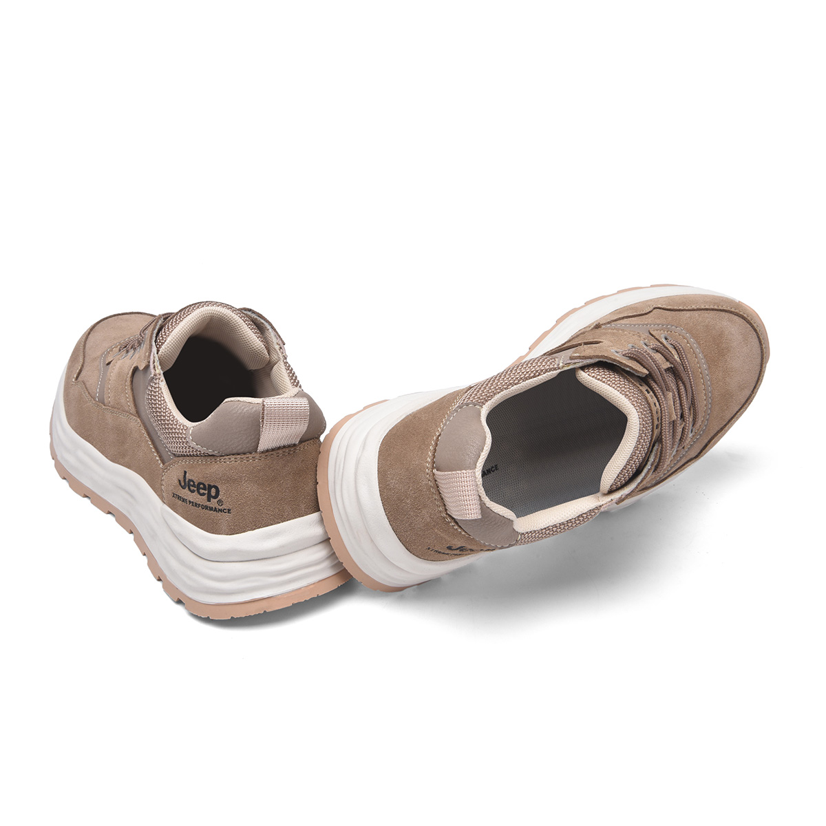 Jeep Top Grain Cow Leather Low top Hiking Shoes Men’s