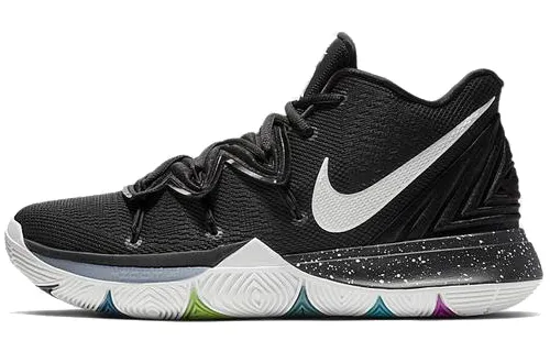 Nike Kyrie 5 Blk Mgc Irving OG mid-top practical basketball shoes men's black magic