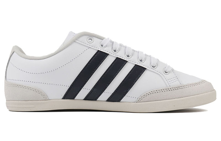 Мужские кеды adidas neo Caflaire (бело-серые) — фото 2