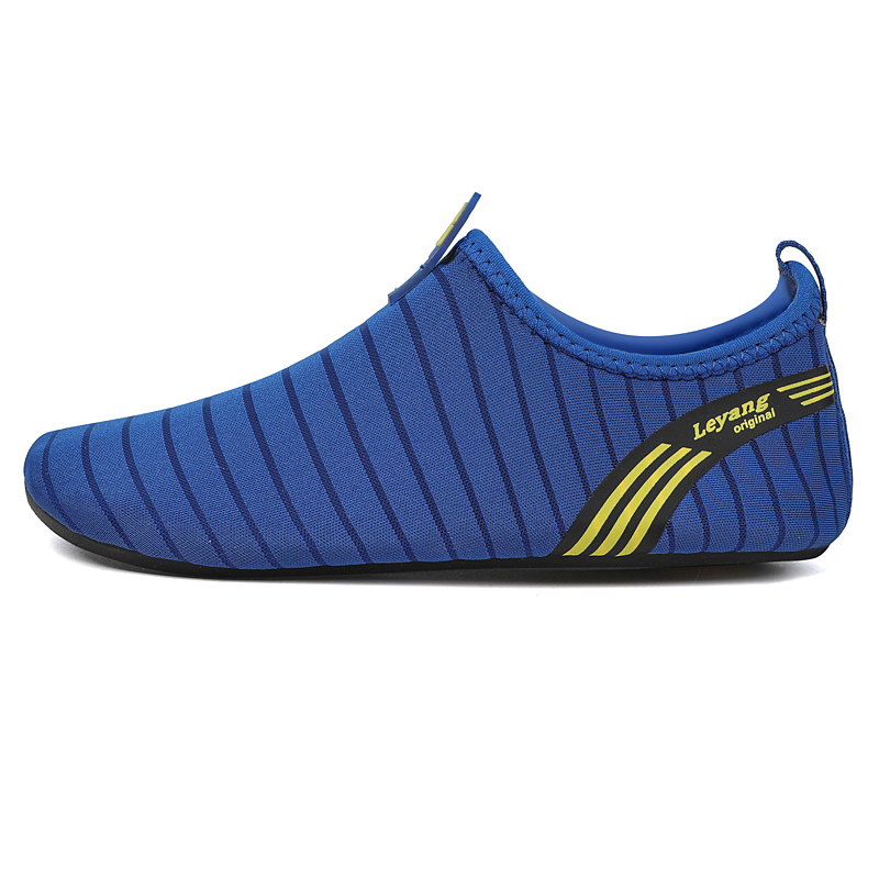 Leyang Cushioning Slip Resistant Abrasion Resistant Low top Training Shoes Unisex Royal Blue Yellow