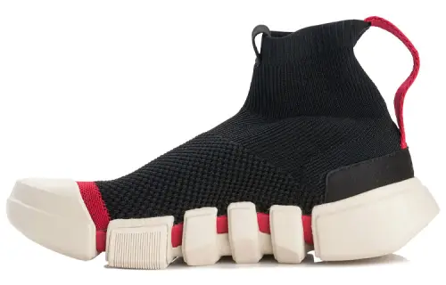China Li Ning Wu Dao 2 Socks Style New York Fashion Week Catwalk High Top Retro Basketball Shoes Men's Black