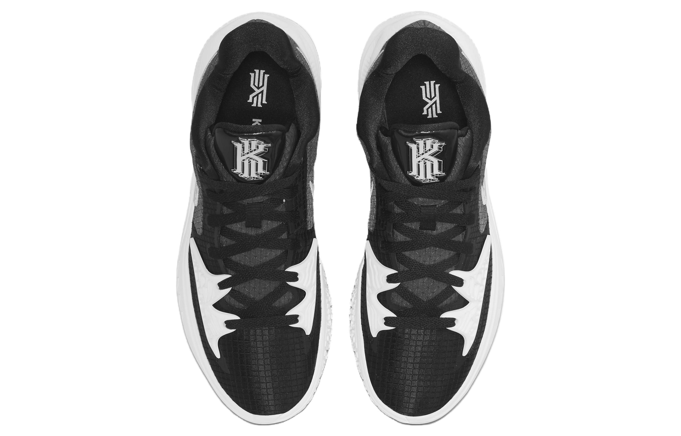 Кеды Nike Kyrie Low 4 TB "Black White" TPU (черная) — фото 4