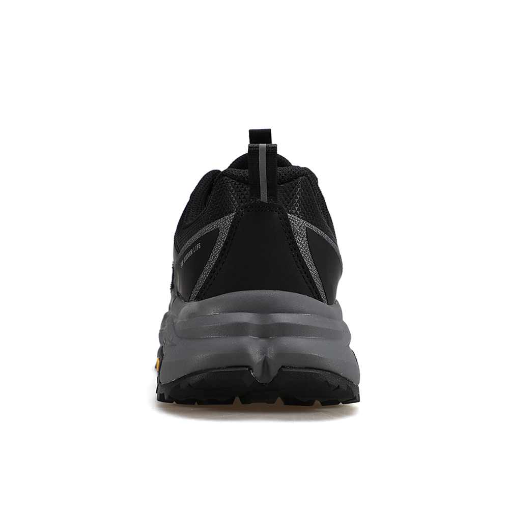 HUMTTO Cushioning Slip Resistant Abrasion Resistant Low top Hiking Shoes Men’s Black