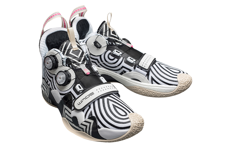 Li Ning WAY OF WADE Basketball Shoes Men’s Mid Top Black/White