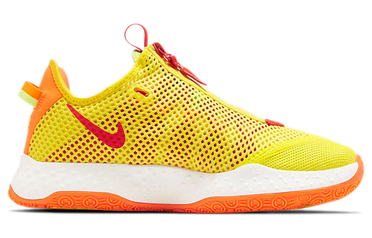Кроссовки Nike PG 4 (желто-красные) — фото 2
